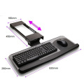 Ergonomic Clamp On Keyboard Tray With Mouse Pad